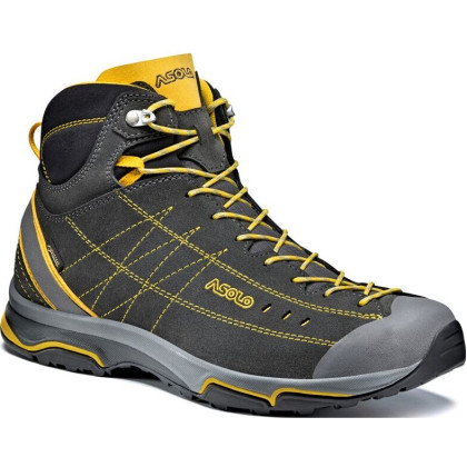 Pánské boty Asolo Nucleon Mid GV MM šedá/žlutá graphite/yellow/A147