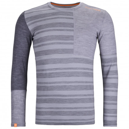 Чоловіча функціональна футболка Ortovox 185 Rock'N'Wool Long Sleeve M сірий