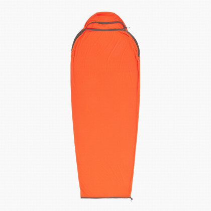 Вкладиш для спального мішка Sea to Summit Reactor Extreme Liner Mummy Compact червоний/помаранчевий Spicy Orange