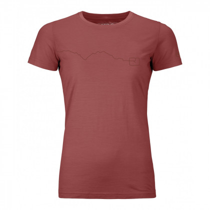 Жіноча футболка Ortovox 120 Tec Mountain T-Shirt W червоний