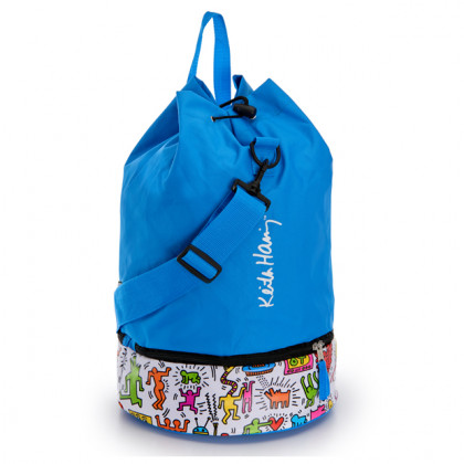 Plážová chladící taška Gio Style Keith Haring 16,5l + 5,5l modrá
