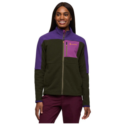 Жіноча толстовка Cotopaxi Abrazo Fleece Full-Zip Jacket фіолетовий/зелений Black Violet and Woods