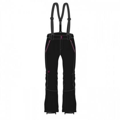 Жіночі зимові штани Loap Lyssy чорний/рожевий