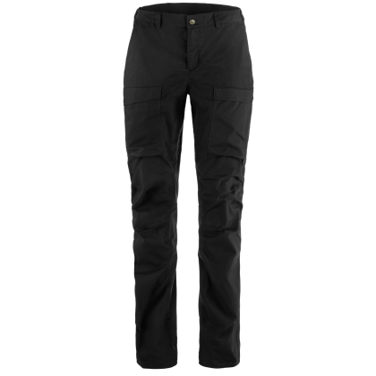 Жіночі штани Fjällräven Abisko Hybrid Trail Trousers W чорний black