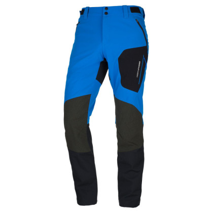 Чоловічі штани з софтшелу Northfinder Ander чорний/синій