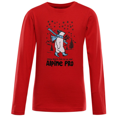 Дитяча футболка Alpine Pro Ecco 2 Red червоний ČERVENÁ
