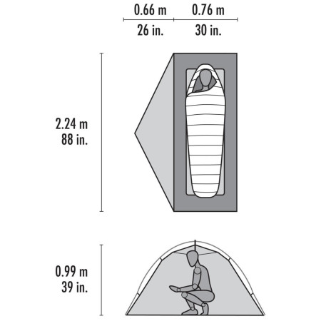 Туристичний намет MSR Elixir 1 Tent