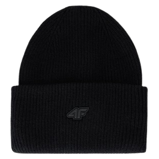 Шапка 4F Cap U562 чорний DEEP BLACK