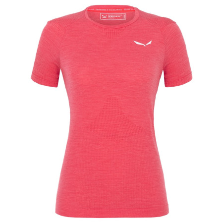 Жіноча функціональна футболка Salewa Pedroc Amr W Seamless T-Shirt кораловий
