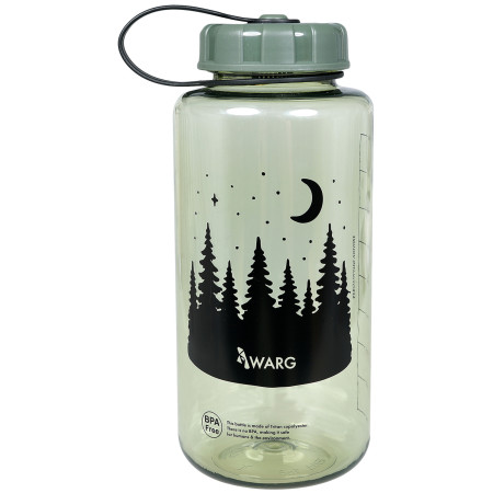 Пляшка Warg Woods Tritan Wide 1 L зелений green