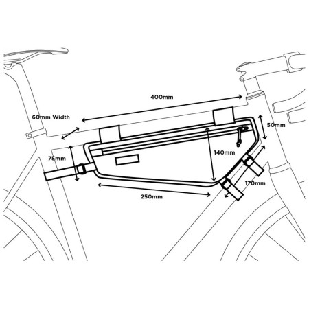 Сумка на раму Restrap Frame bag Medium