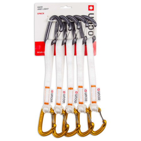 Набір відтяжок Ocún Kestrel Qd Bio-Dyn-Ring 15 Mm 20 Cm 5-Pack помаранчевий