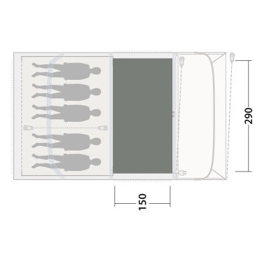 Килимок до намету Outwell Cozy Carpet Flagstaff / Nashville / Monterey 5 Air