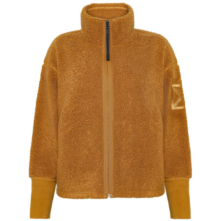 Жіноча толстовка Didriksons Mella Wns Fz 3 помаранчевий Spice Brown