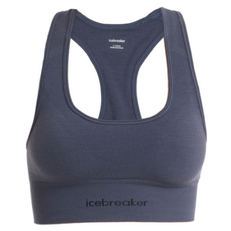 Спортивний бюстгальтер Icebreaker Women Merino Seamless Active Bra сірий Graphite
