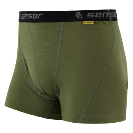 Boxerky Sensor Merino Wool Active safari zelená safari