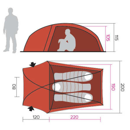 Намет Hannah Sett 3