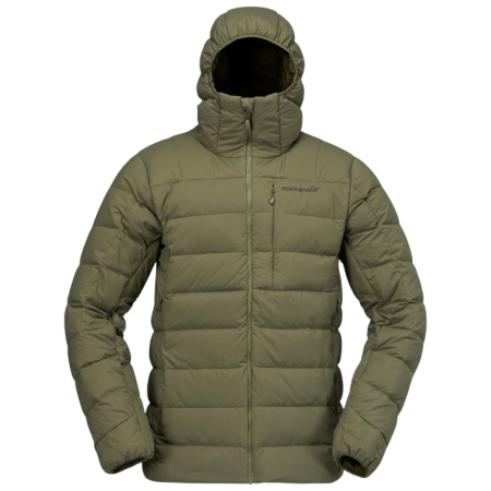 Чоловіча пухова куртка Norrona femund down700 Zip Hood оливковий Olive Night