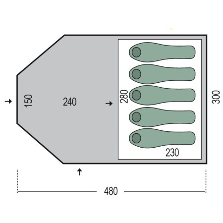 Намет Pinguin Campus 5