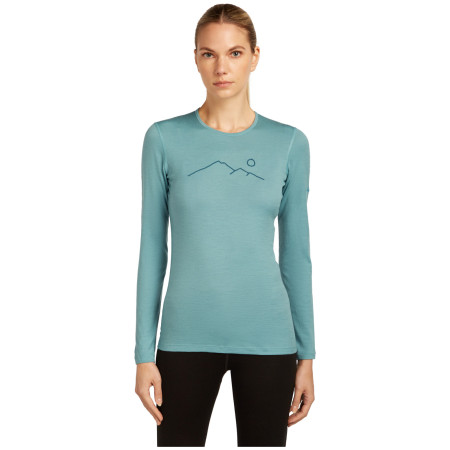 Жіноча функціональна футболка Icebreaker Women Merino 200 Oasis LS Crewe Rainer Ridge