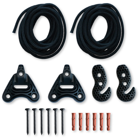 Кріплення для гамака La Siesta Uchycení sítě Universal Rope чорний Black