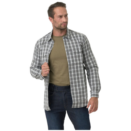 Чоловіча сорочка Helikon-Tex Covert Concealed Carry Shirt сірий/білий Foggy Grey Plaid