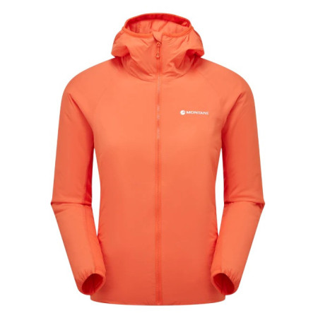 Жіноча зимова куртка Montane F Sirocco Hoodie помаранчевий TIGERLILY