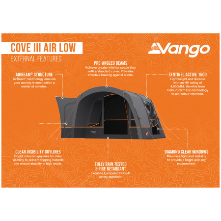 Приставний намет Vango Cove III Air Mid