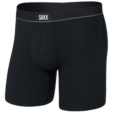 Чоловічі боксери Saxx Essential Cotton Boxer Brief Fly чорний black