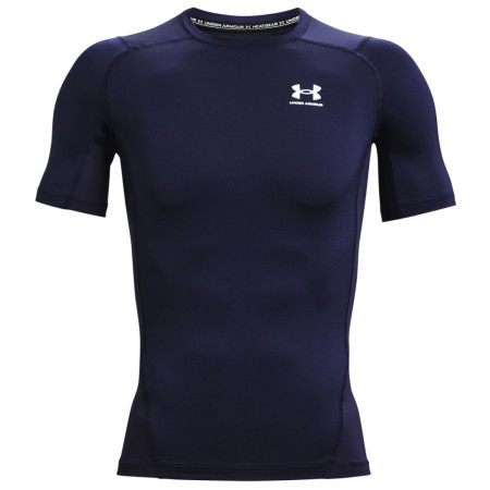 Чоловіча функціональна футболка Under Armour HG Armour Comp SS синій MidnightNavy//White