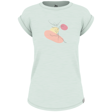 Жіноча футболка Hannah Arissa II зелений blue flower