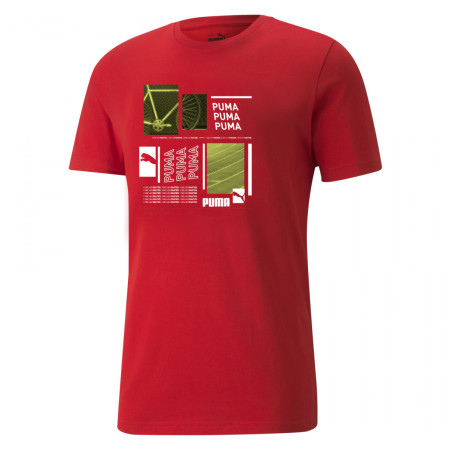 Чоловіча футболка Puma Graphic Tee червоний