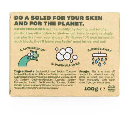 Гель для душу Totally Solid Solid Shower Gel EO Range - Cedarwood & Eucalyptus