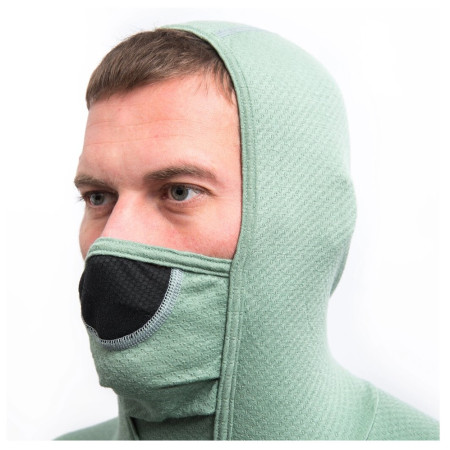 Чоловіча функціональна футболка Sensor Merino DF, довгий рукав із капюшоном