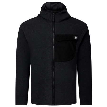 Чоловіча толстовка Dare 2b Firn Hooded Borg Fleece чорний Black