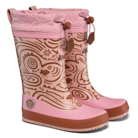 Дитячі гумові чобітки Affenzahn Rainboot Vegan Puddly Deer рожевий Deer