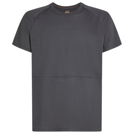 Чоловіча функціональна футболка Icebreaker M Mer 200 Waffle Elevation SS Tee сірий Obsidian