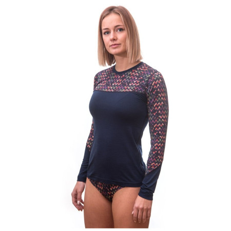 Жіноча футболка Sensor Merino Impress, dl.rukáv