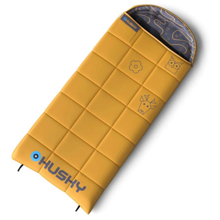 Дитячий спальний мішок Husky Gizmo Kids коричневий mustard