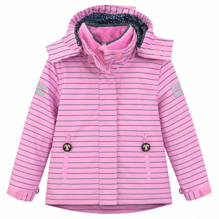 Дитяча куртка DucKsday Detachable Fleece Jacket Em рожевий Pink/Green