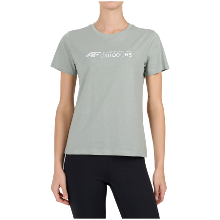 Жіноча футболка 4F Tshirt F3495 світло-зелений Mint
