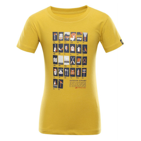 Дитяча футболка Alpine Pro Epono жовтий