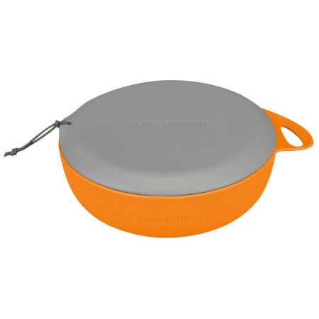 Миска з кришкою Sea to Summit Delta Bowl with Lid помаранчевий/сірий