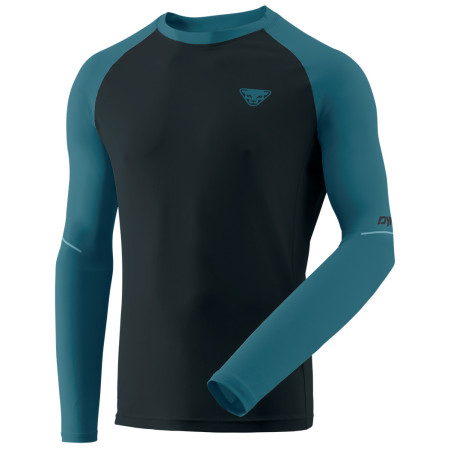 Чоловіча футболка Dynafit Alpine Pro M L/S Tee чорний/синій blueberry STORM BLUE/8070