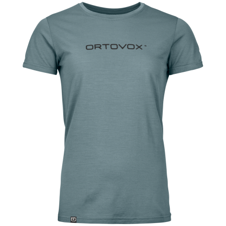 Жіноча функціональна футболка Ortovox 150 Cool Brand Ts W сірий Icy Shore