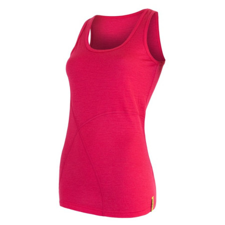 Dámský nátělník Sensor Merino Wool Active růžová magenta