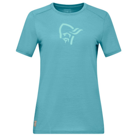 Жіноча футболка Norrona femund equaliser merino T-shirt блакитний Brittany Blue