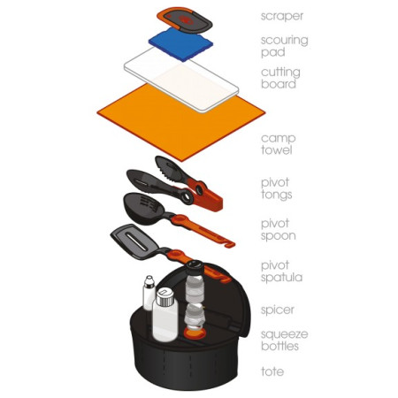 Кухонний набір GSI Outdoors Crossover Kitchen Kit