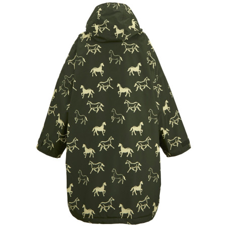 Дитяча водонепромокна куртка Regatta Junior Waterproof Changing Robe DrkKhHrses