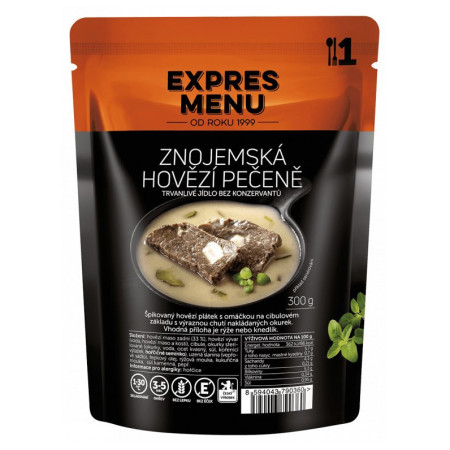 Готова їжа Expres menu Печеня з яловичини з салом та огірком 300 г